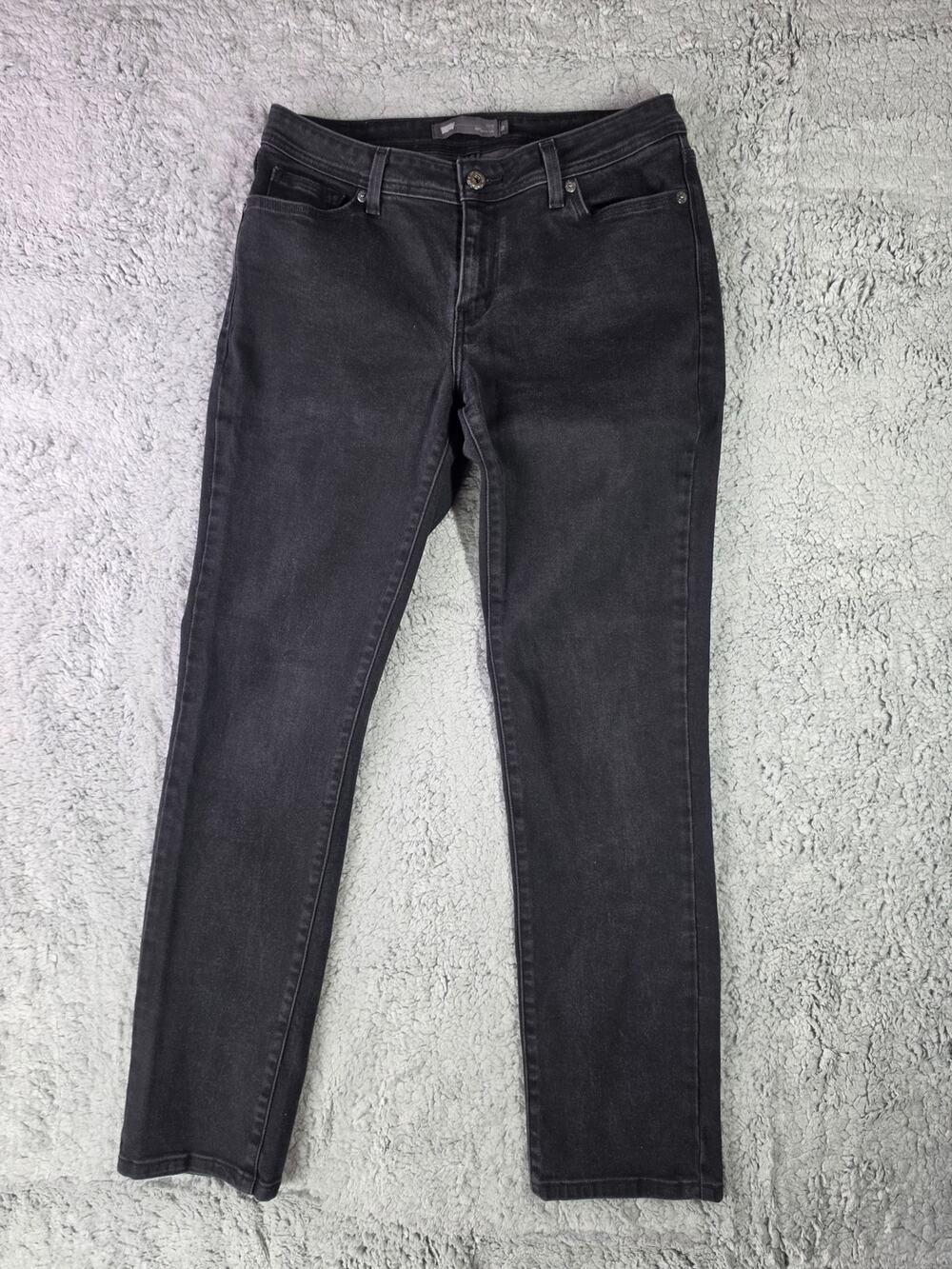 Levis 529 Jeans Womens 12 Black Slim Skinny Curvy Stretch Denim 90s Y2K Rockstar